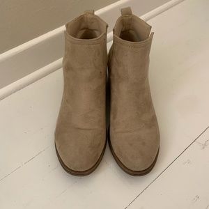 Suede Booties